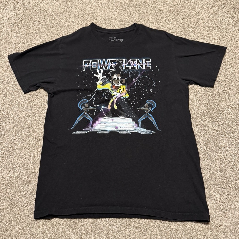 Disney Powerline‎ T-Shirt SZ Medium A Goofy Movie 90s Vintage Graphic Tee